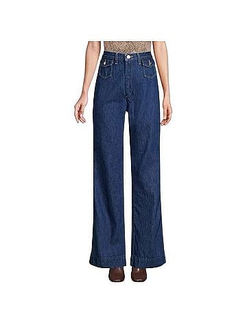 RE/DONE 70's Style Retro Pocket Wide Leg Jeans Jeans (view 1)