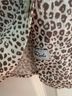 Rails Animal Print Brown Ivory Short Sleeve Button-Down Shirt Size L - photo 4
