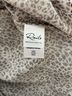 Rails Animal Print Brown Ivory Short Sleeve Button-Down Shirt Size L - photo 7