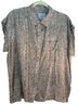 Rails Animal Print Brown Ivory Short Sleeve Button-Down Shirt Size L - photo 1