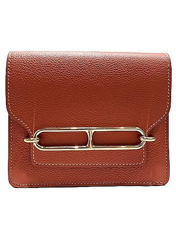 Hermès Hermes HERMES Louli Slim Wallet Bi-fold Chevre Mysore (view 1)