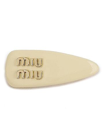 Miu Miu Patent Leather Hair Clip (view 1)