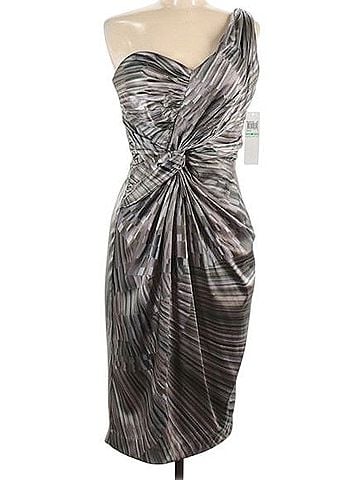 Maggy London One Shoulder Satin Dress Cocktail Dress (view 1)