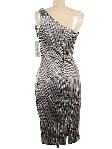 Maggy London One Shoulder Satin Dress Cocktail Dress (view 2)