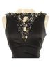 Cache Black Gold Cocktail Dress Size 2 - photo 3