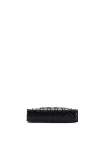 Saint Laurent Victoire Chain Clutch Quilted Leather (view 2)