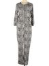 W118 by Walter Baker 100% Polyester Snake Print Black White Green Jumpsuit Size L - photo 1