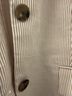 Ann Taylor Stripes White Tan Blazer Size 14 - photo 4