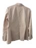 Ann Taylor Stripes White Tan Blazer Size 14 - photo 2