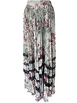 Rococo Sand Floral Pleated Lace Maxi Casual Skirt (view 1)