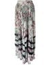 Rococo Sand 100% Polyester 100% Viscose Floral Multi Color Formal Skirt Size M - photo 1