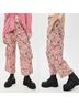 R13 100% Cotton Floral Pink Cargo Pants Size 27 waist - photo 7