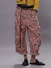 R13 100% Cotton Floral Pink Cargo Pants Size 27 waist - photo 4