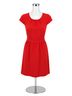 J.Crew 100% Polyester 100% Polyester Red Casual Dress Size 13 - photo 1