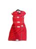 J.Crew 100% Polyester 100% Polyester Red Casual Dress Size 13 - photo 5