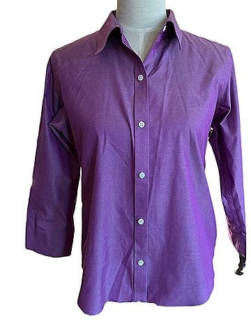 Liz Claiborne Petite 10 3/4 Sleeve Blouse (view 1)