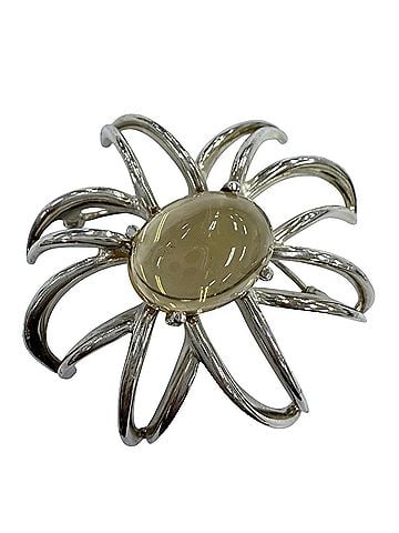 Tiffany & Co. TIFFANY&amp;Co. Tiffany Vintage 925 Citrine Fireworks Brooch, Silver Yellow, Weight 17.34g, Women's (view 1)