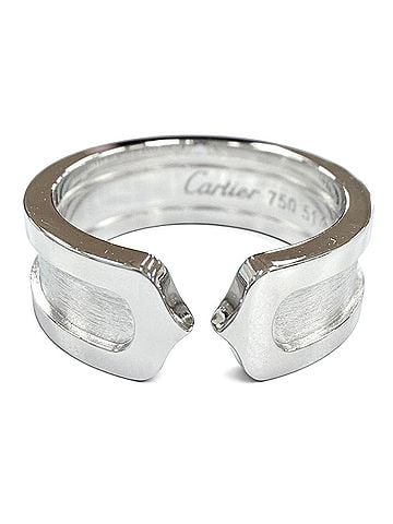 Cartier Cartier CD2544 B4040558 C2 Ring, 750 (WG), White Gold, Weight 7.72g, Women's, with Box and Case. (view 1)