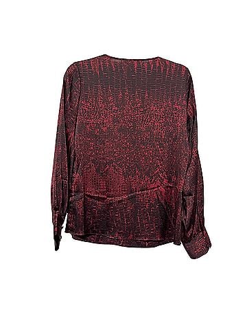 White House Black Market Long Sleeve Blouse (view 2)