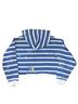 Polo by Ralph Lauren Stripes Blue White Pullover Hoodie Size L - photo 2