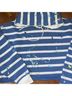 Polo by Ralph Lauren Stripes Blue White Pullover Hoodie Size L - photo 4