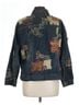 Chico's 100% Cotton Graphic Blue Chico's Denim Jacket Size L - photo 2