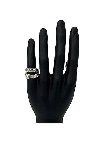 Hermès HERMES Boucles Sellier Inflexible Ring, Sterling Silver 925, Accessory, Item No. 48589 (view 2)