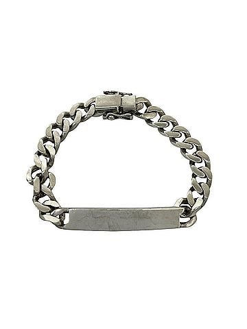 Tiffany & Co. TIFFANY&amp;Co. Tiffany Vintage ID Bracelet, Sterling Silver 925, Cuban Link Chain Bangle, Accessory, Silver, Item No. 27824 (view 1)