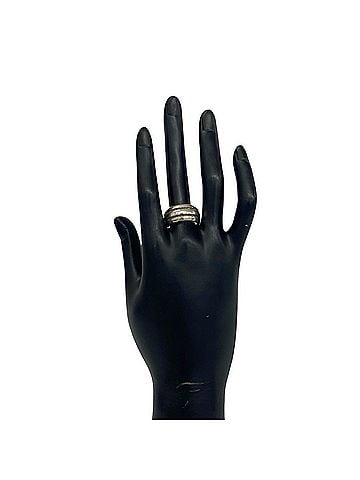 Tiffany & Co. TIFFANY&amp;Co. Tiffany Vintage Grooved Double Line Ring, Sterling Silver 925, Accessory, 16596 (view 2)