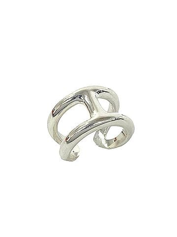 Hermès HERMES Osmo's GM Ring, Sterling Silver 925, Men's Accessory, Item No. 33112 (view 1)
