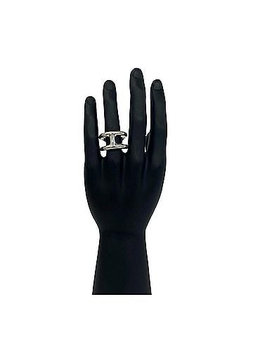 Hermès HERMES Osmo's GM Ring, Sterling Silver 925, Men's Accessory, Item No. 33112 (view 2)