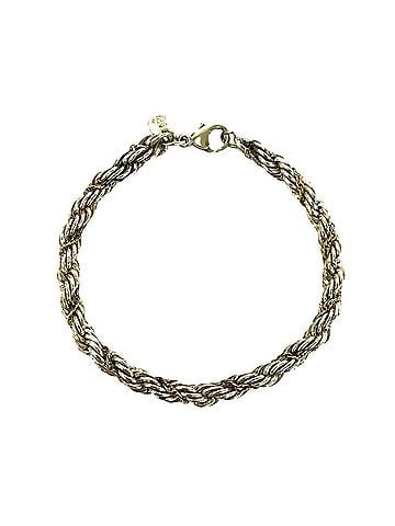 Tiffany & Co. TIFFANY&amp;Co. Tiffany Vintage Twist Rope Bracelet, Sterling Silver 925, 18K Yellow Gold, Silver, Size 31-10 (view 1)