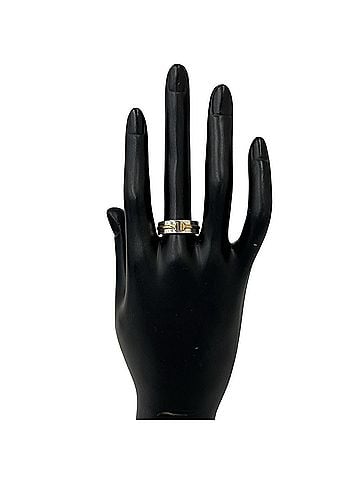 Tiffany & Co. TIFFANY&amp;Co. Tiffany T TWO Narrow Ring, Sterling Silver 925, 18K Yellow Gold, Item No. 11376 (view 2)