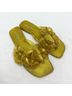 Jeffrey Campbell Print Gold Multi Color Sandals Size 7 - photo 3