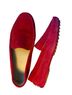 M. Gemi 100% Suede Red Flats Size EU 42 - photo 2