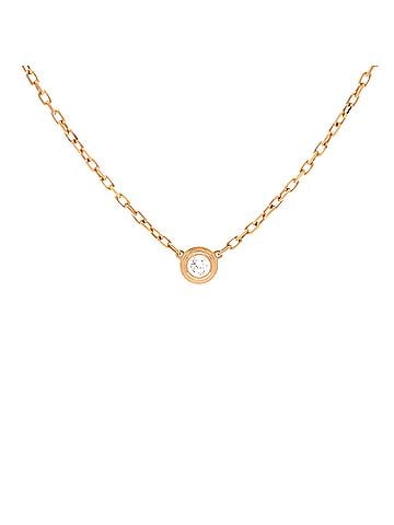 Cartier Cartier D'Amour Pendant Necklace 18K Rose Gold with Diamond Small (view 1)