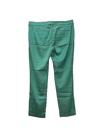 ETRO Etro Jacquard Straight-Leg Trousers in Green Viscose (view 2)