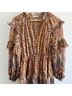 Ulla Johnson 96% Silk 4% Lurex 100% Polyester Floral Multi Color Cocktail Dress Size 2 - photo 5