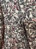 Tahari Floral Ivory Black Pink Blazer Size 12 - photo 3