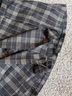 No Comment Plaid Black White Skort Size M - photo 5
