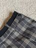 No Comment Plaid Black White Skort Size M - photo 4