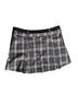 No Comment Plaid Black White Skort Size M - photo 1