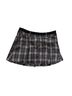 No Comment Plaid Black White Skort Size M - photo 2