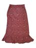Max Studio 100% Polyester Floral Red Casual Skirt Size S - photo 2