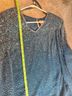 Adrianna Papell 100% Polyester Blue Long Sleeve Blouse Size 2X - photo 8