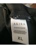 Akira Solid Black Button-Down Shirt Size XL - photo 4