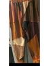 Akira 100% Cotton 65% Polyester 35% Cotton Color Block Multi Color Brown Tan Black Burgundy Sweatpants Size XL - photo 3