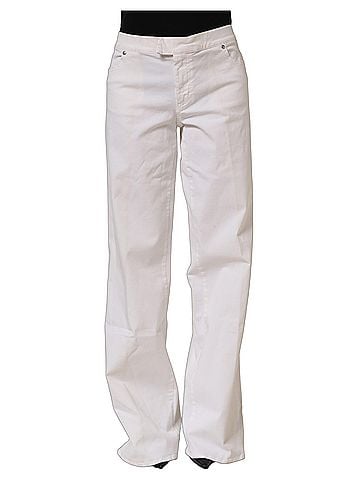 Roberto Cavalli White High Waist Wide Leg Denim Trouser Women's Jeans (view 1)