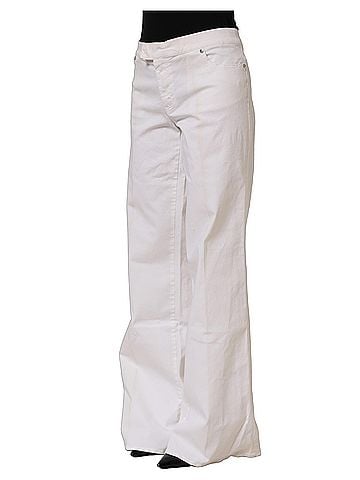 Roberto Cavalli White High Waist Wide Leg Denim Trouser Women's Jeans (view 2)