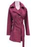 Sebby Collection Burgundy Coat Size S - photo 1